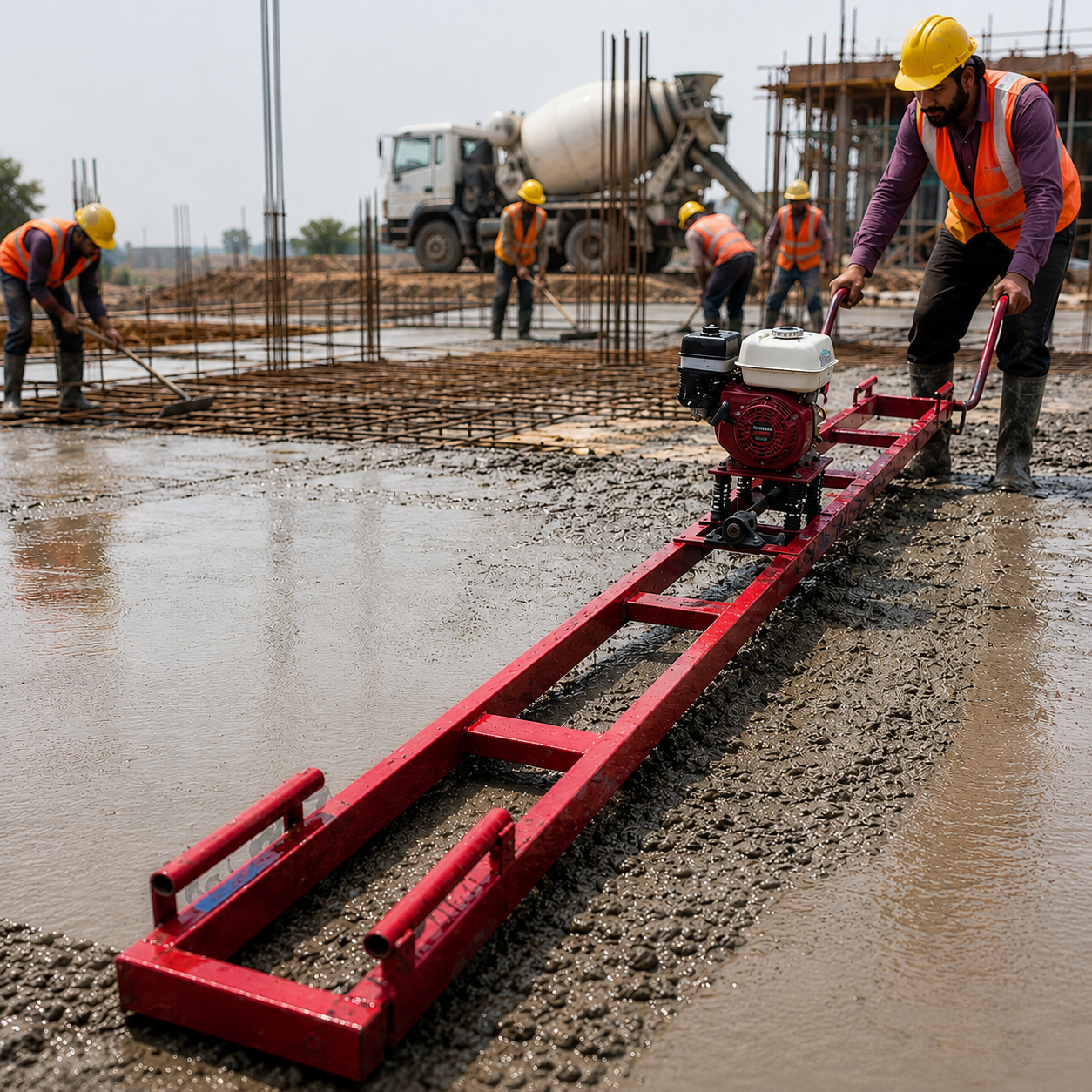 Double Beam Screed Vibrator
