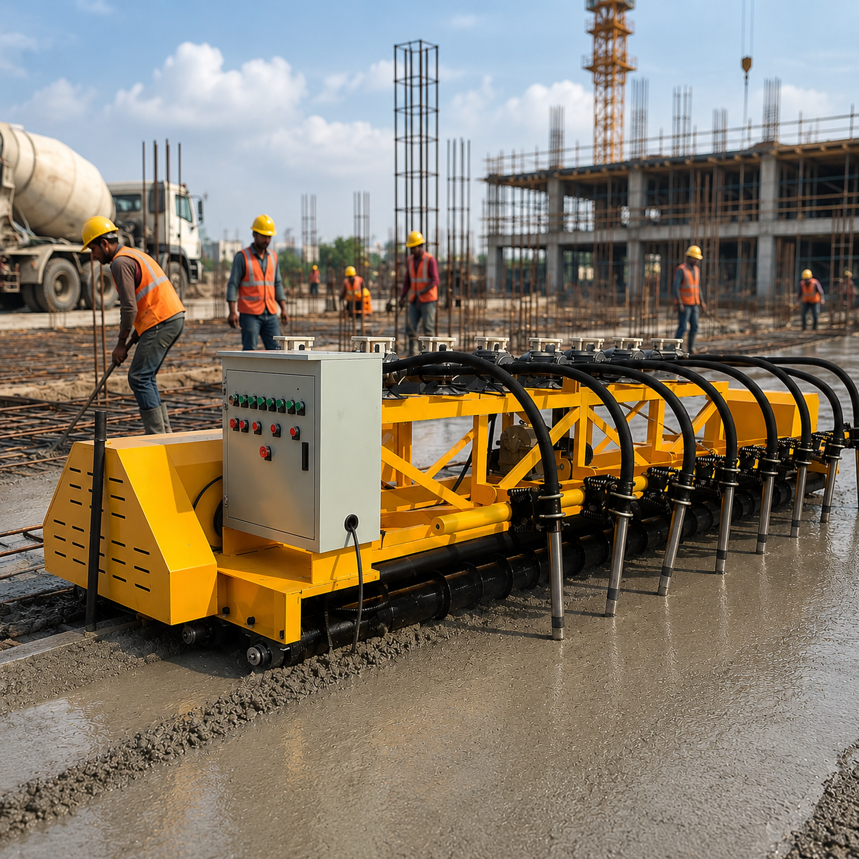 Fixed Form Concrete Road Paver