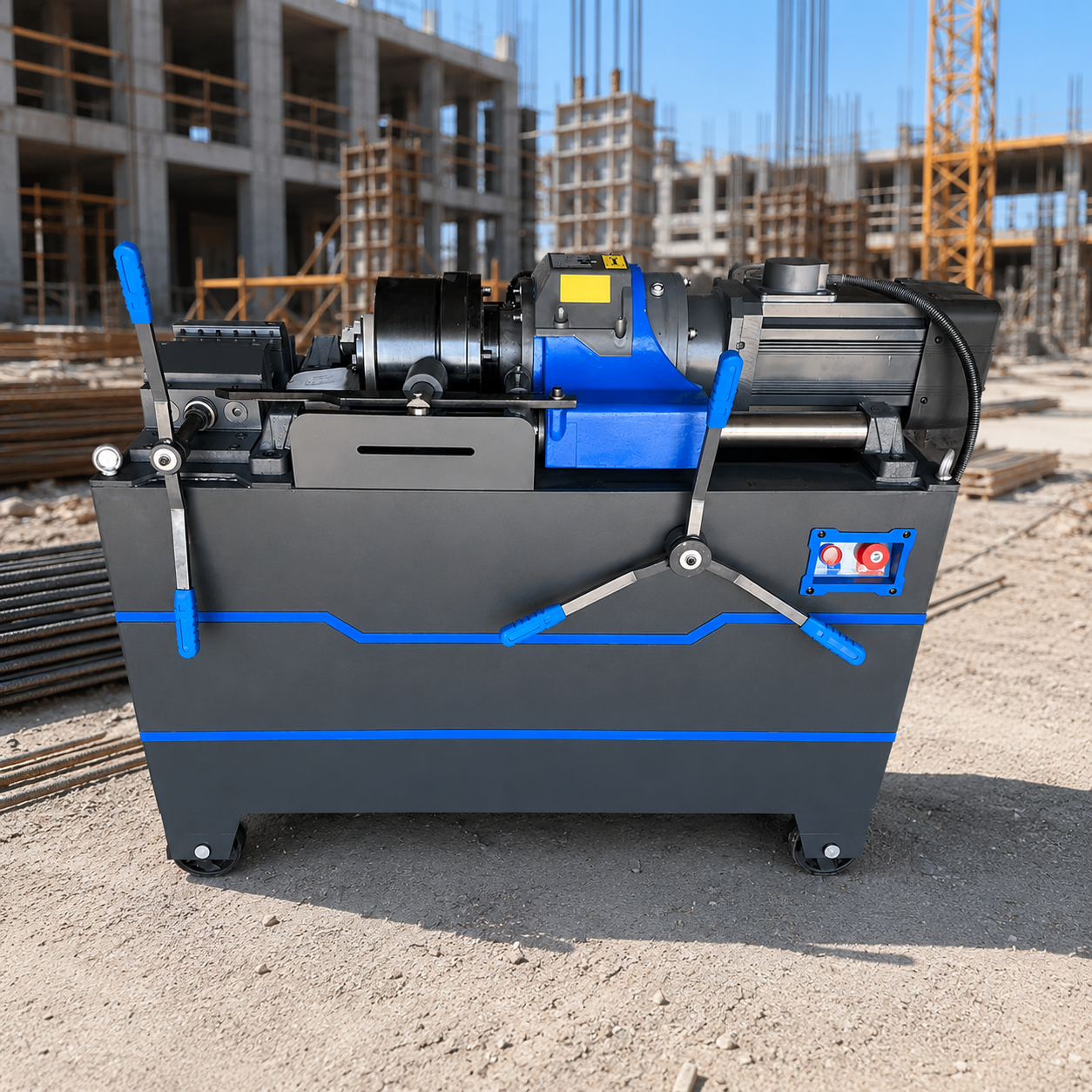 TMT Bar Thread Rolling Machine