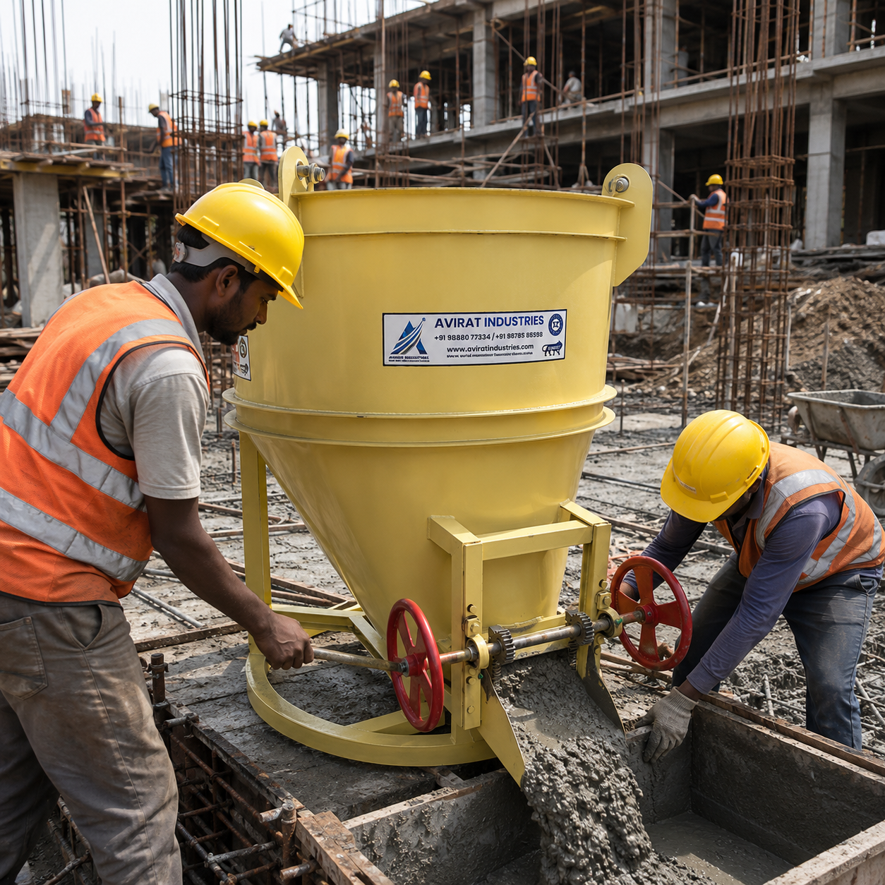 Concrete Bucket Banana & Conical Type